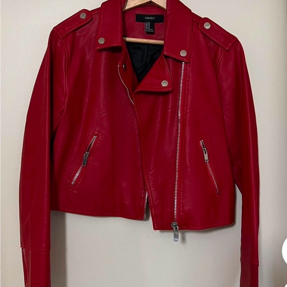 ♥️ F21 moto jacket - Picture 2 of 5